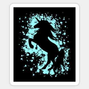 Magical Blue Unicorn Magnet